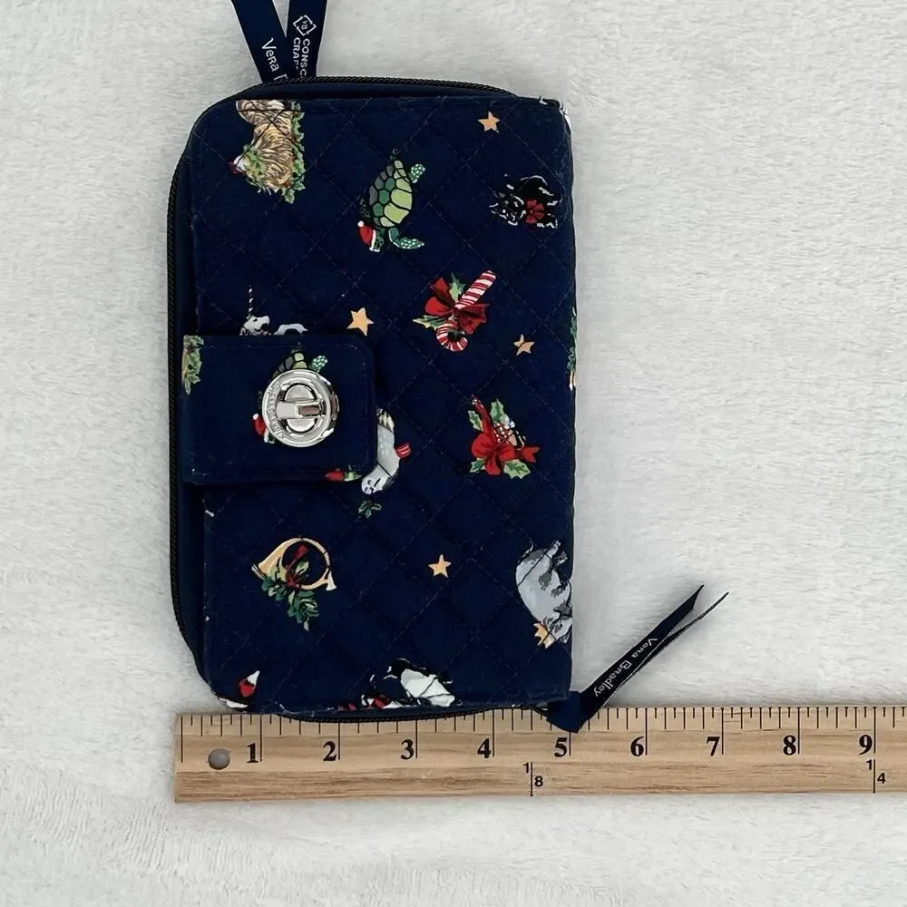 Vera Bradley Turnlock Wallet Holiday Wallet